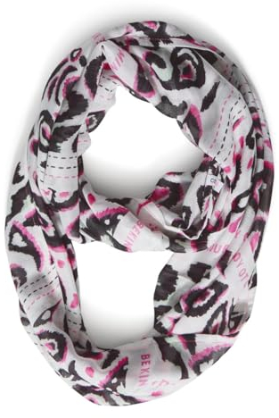 CECIL Damen B572439 Loop Schal mit Print, Vanilla White, A