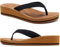 COFACE Chanclas Mujer Sandalias de Cuña para Verano Playa Piscina Interior Exterior Negro Caqui Talla 37