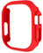 MINUUISCT Kompatibel mit Apple Watch Ultra 49MM Hülle, ultradünnes Hart-PC-Stoßgehäuse, Rundum-Kantenschutzrahmen [KEIN Displayschutz] für iWatch-Zubehör, Rot