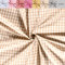 Baumwolle bedruckt Karo Meterware - Baumwollstoff kariert - BW Webware Landhaus *Ab 50cm, Farbe: 053 beige
