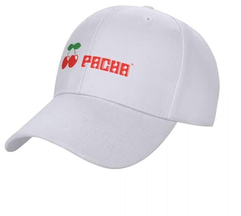 COSIUOS Gorra de béisbol con el Logotipo de Pacha Ibiza, Gorra de Fiesta Personalizada, Gorra de Cosplay para Mujeres y Hombres