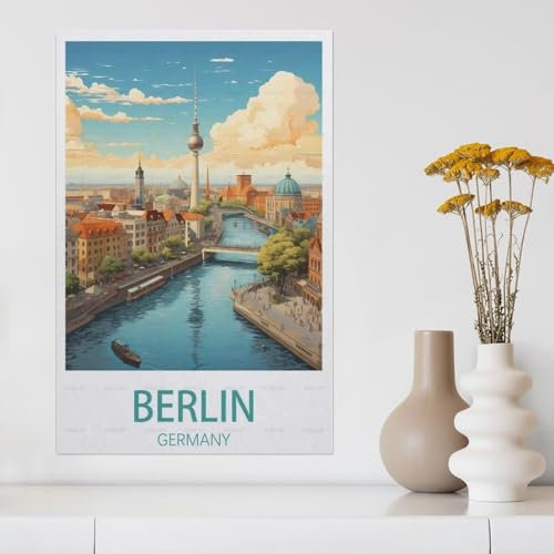 Puzzle 1000 Teile Erwachsene，Berlin, Deutschland，Papier Puzzle（50x70cm）-Z33