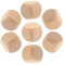 Toyvian 8 Stück Leere Dados Euchre- Farkle Leeres Brettspiel Beige Holz