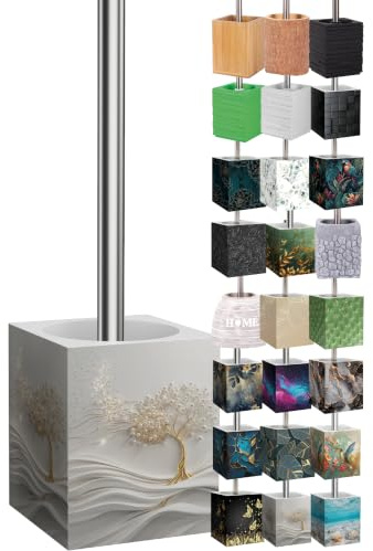 Sanilo WC Bürste, viele schöne Klobürsten zur Auswahl, hochwertige Qualität, Elegantes Design (Tree of Life)