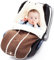 Wallaboo Fußsack, Universal für Babyschale, Autositz, z.B. für Maxi-Cosi, Römer, für Kinderwagen, Buggy oder Babybett, Farbe: Braun