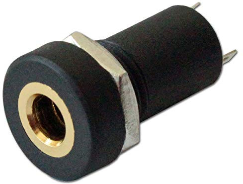 3.5mm Mini Jack Chassis Panel Mount Stereo Headphone Input Socket Connector