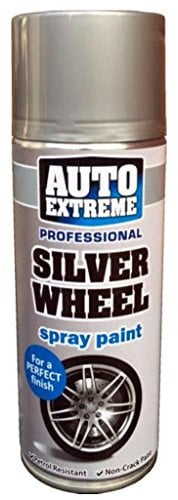 AUTO EXTREME Silver Wheel 1924 Spray Paint Aerosol 400ml (1 Pack)