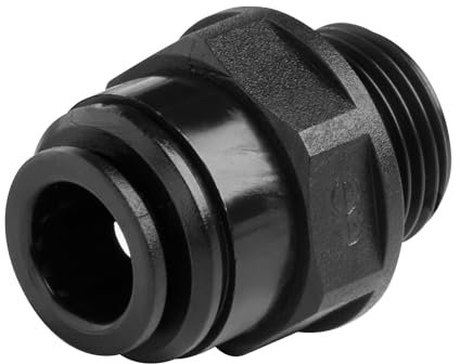 John Guest métriques, Speedfit droites adaptateur 12 mm Tube OD X 3/20,3 cm BSP Filetage