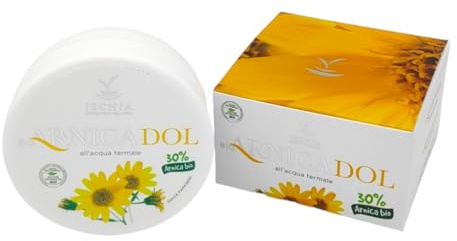ISB - Crema corpo con il 30% di Arnica Bio 200 ml con Aloe Vera Bio a base di Acqua Termale dell'Isola d'Ischia