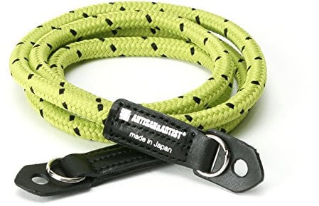 Artisan & Artist ACAM-701 Camera Strap Polyester/Leather 859829 Yellow/Green/Black