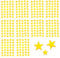Oblique-Unique® 350 x Sterne Sticker Aufkleber in Gold oder Silber - wählbar (Gold)