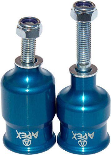 Apex Coopegs Stunt-Scooter Pegs + Fantic26 Sticker (blau)