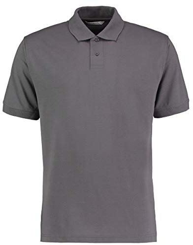 Kustom Kit Mens Regular Fit Workforce Pique Polo Shirt (4XL) (Charcoal Grey)