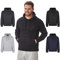 Iron Mountain IMSWT203 Maglione in Morbido Pile con Cappuccio da Uomo, Top in Filato Riciclato Ecologico, Nero, XL