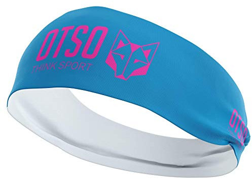 Headband Otso Light Blue/Fluo Pink