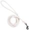 rope 1 PC Pet Product Soft Leather Smll Dog Leashes 120cm Dog Lead Pet Training Walking Puppy Leash Material Smooth Easy To Clean (Color : White, Size : S)