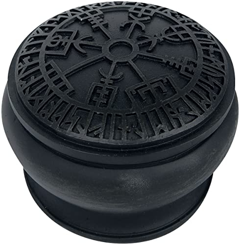 Alchemy England Vegvisir Unisex Aufbewahrungsbox schwarz Polyresin Mittelalter, Wikinger