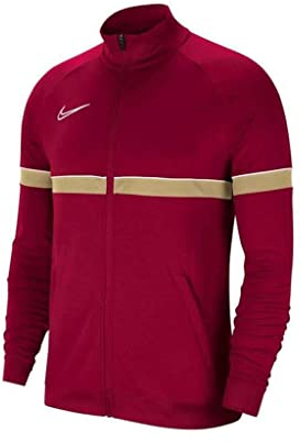Nike, Dri-Fit Academy 21, Trainingsjacke, Team Rot / Weiss / Jersey Gold / Weiss, S