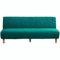 BXFUL Sofabezug ohne armlehnen, Couchbezug ohne armlehne Elastischer Antirutsch Clic Clac Sofahusse Couch überzug Stretchhusse Weich Stoff (160-190cm,Blaugrün)