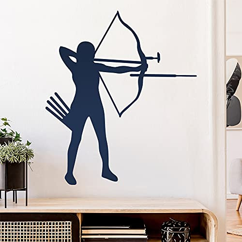 Bogenschießen Bogensport Wandtattoo Wandaufkleber Wall Sticker - Dekoration, Küche, Wohnzimmer, Schlafzimmer, Badezimmer
