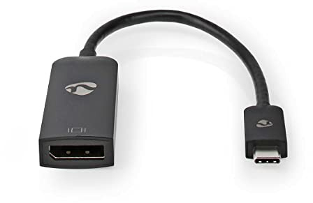 NEDIS USB-C™ Adapter, USB 3.2 Gen 1, Convert USB-C™ Port to DisplayPort, Mirrors Screen to Monitors, Supports 8K@30Hz, 4K@60Hz, 1080p