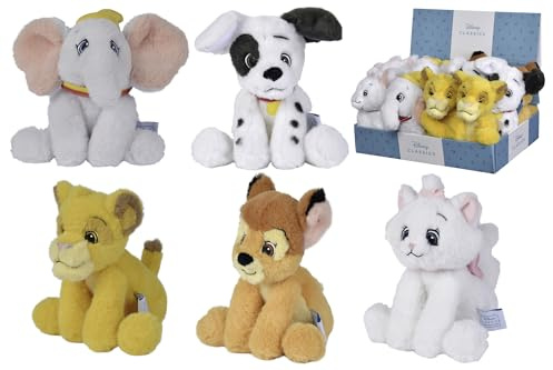 Disney Plüschfigur, Marke Modell, 18 cm, Supersoft Disp. 12-teilig, Ass. Classici