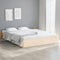 vidaXL Massivholzbett Bettgestell Lattenrost Doppelbett Bettrahmen Schlafzimmerbett Bett Holzbett Schlafzimmermöbel 150x200cm Kiefernholz