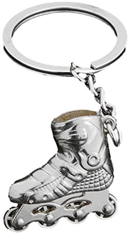Keychain for Keys Aesthetic | Cute Roller Skates Keychain Metal Keyrings,Fashion Key Chain Decor for Bag Purse Wallet, Car Bag Charm
