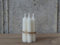 ukiyo 12er Pack Stabkerzen H:11 cm Ø:2 cm div. Farben Brenndauer 4,5 Stunden Advent Weihnachten, Farbe:Creme