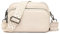 DKIIL NOIYB Camera Crossbody Bags for Women, Genuine Leather Wide Strap Camera Handbag Camera Purse Cross Body Bag Women's Cross-body Bags