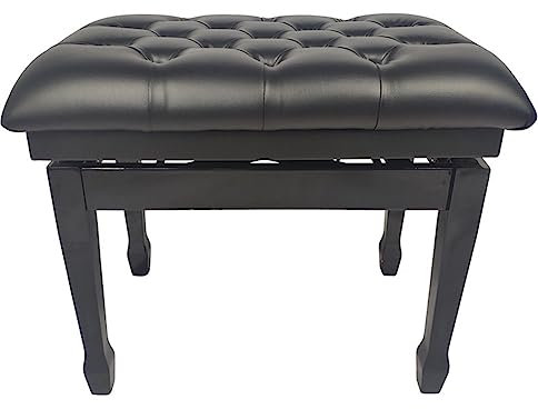 HDYNUZ Klavierbank mit Stauraum, Luxus-Lift-Klavierbank aus Holz, einzelne verstellbare Klavierbank, für Guzheng-E-Piano