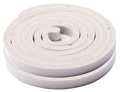 2 rollos de tiras de sellado para puertas y ventanas, a prueba de sonido, cinta aislante de espuma de goma para ventana, impermeable, autoadherente