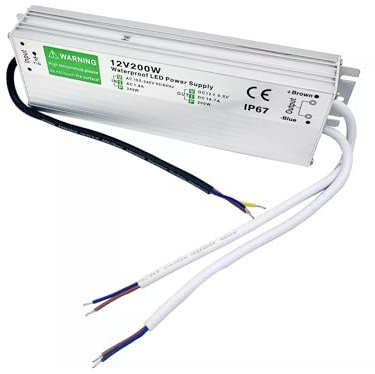 Universal Regulated Switching Power Supply, Converter AC 110V - 220V LED Power Adapter,Transformer, Driver For CCTV, LED Light,Radio, Computer Projector (200)