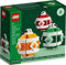 LEGO Juego de decoración navideña 40604 GWP - Artesanía 3 adornos coloridos (182 piezas)