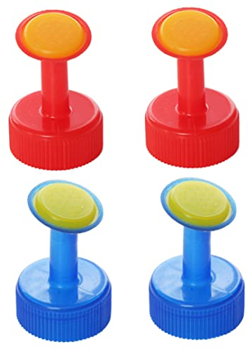 Bottle Top Waterers Plastic Beverage Bottle Watering Nozzle Sprinkler Head for Plants Gardening 4Pcs