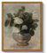 ARPEOTCY Framed Canvas Wall Art Prints, Bathroom Kitchen Shelf Decor, Classical Roses Picture Paintings Wall Decor, Vintage Decor for Bedroom Living Room Hallway Table, Aesthetic Room Decor, 20x25cm