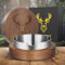LULLEA Hirsch Aschenbecher mit Deckel, Geschenke für Jäger, Aschenbecher für Draussen, Hölzern Aschenbecher für Draussen Innen, Geruchssicherer Aschenbecher mit Edelstahleinsatz für Zigarre Zigarette