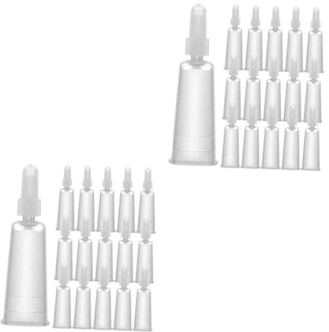 Gogogmee 2 Sätze Spitzen Großpackung Mini-spitzen Ersatz-dosierspitzen Für Flüssigkeitsampullen Kunststoffspitzen 50 Stück * 2
