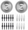 14 Pcs Grass Trimmer Blades, garden strimmer Replacement Blades, Grass Strimmers Metal Blades Set, For mowing gardens and lawns