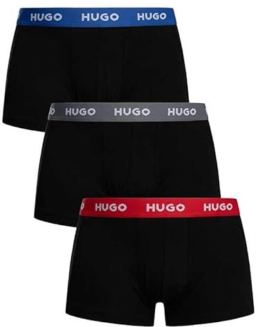 HUGO Men's Trunk Triplet Pack 10268005 01, 982open Miscellaneous, XS