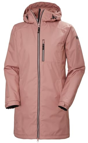 Helly Hansen Women's Long Belfast Winter Jacket, Ash Rose, XL