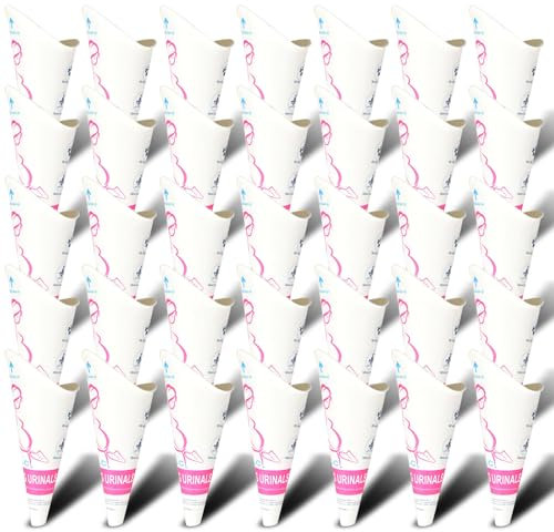 BUCOMTU Urinella per Donne 50 Pezzi Coni per Pipi Donna USA e Getta per Campeggio,Uscire,Viaggi e attività All'Aperto
