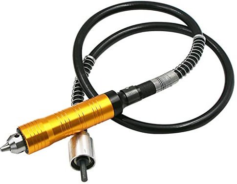 1 juego de mango amoladora flexible con portabrocas de 0,3 a 6,5 mm, eje suave para herramientas eléctricas, accesorios