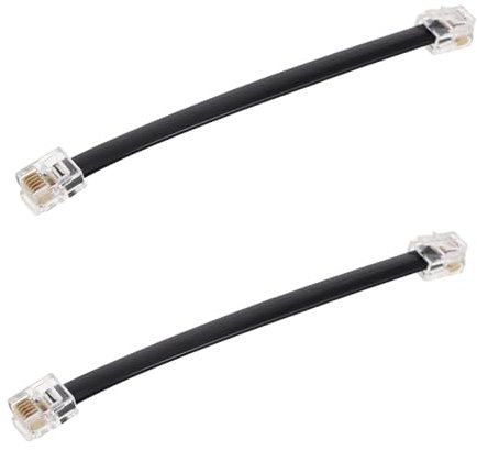 SWOOMEY Effizientes Kurzes Telefon-verlängerungskabel 6-adrig Auf Flaches Telefon-verlängerungskabel Für Das Büro