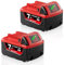 M 18 7.0Ah 2P Replacement for Milwaukee 18V Battery 48-11-1820 48-11-1840 48-11-1850 48-59-1812 48-59-1802 Cordless Power Tools,Compatible with Milwaukee 18V Lithium Ion Battery