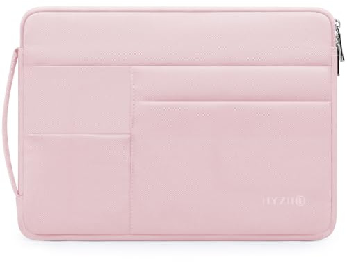 HYZUO 13,3-14 Zoll Laptophülle Tasche für MacBook Pro 14 M5, Blassrosa | für MacBook Pro 14 M5-M1 Pro/Max A3426 A3427 2026-2021, MacBook Air/Pro 13,3,Hülle für 13,3 13,5 13,8 Surface HP Dell