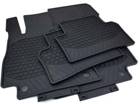 Original Fußmatten Kompatibel mit E-Klasse W213 S213 X213 All-Terrain 4tlg. | Automatten in Premium Qualität Allwetterschutz Schmutz, Schnee & Feuchtigkeit NEUE Gummimatten Classic Line Schwarz 4-teilig
