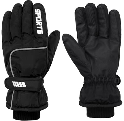 Long Keeper Dicke Winterhandschuhe Ski Handschuh Herren Damen Winter Thermisch Handschuhe Touchscreen Snowboard Wasserdicht Sporthandschuhe zum Radfahren