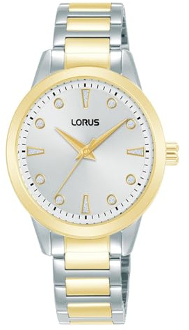 Lorus Damen Uhr klassisch Edelstahl Silber-Gold