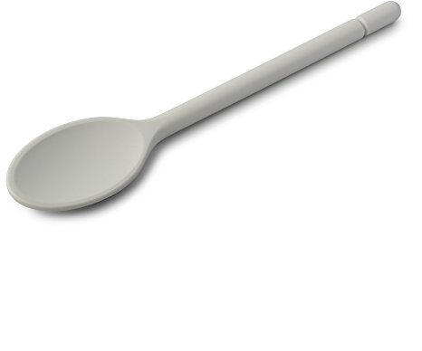 Zeal Silicone Non-Stick Cooking Spoon (30cm) -French Grey, 30 cm